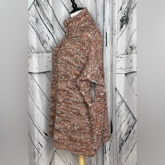 Anthropologie Elsamanda Wool Blend Oversized Sweater Poncho OS - Picture 4 of 7